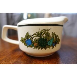 Lenox Temperware Fall Bounty Creamer Pitcher Vintage Fruit Pattern Made in USA